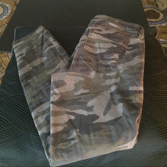 Camaflouge Skinny Jeans by Express.