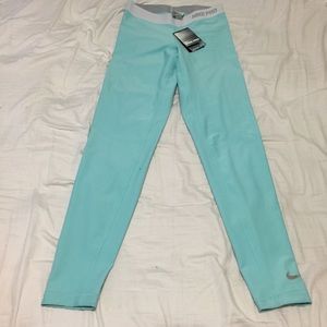 RARE Tropical Twist / Tiffany Blue Nike Pro Tights