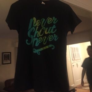 Never shout never t-shirt