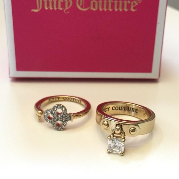 Juicy Couture - Key & Padlock Ring Duo - Picture 2 of 4