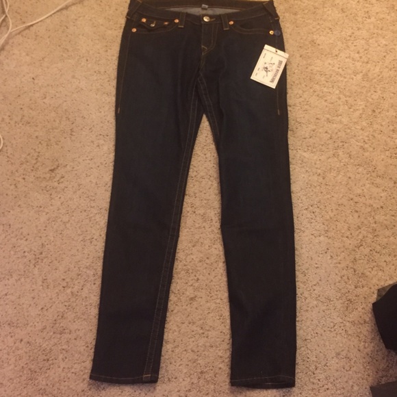 True Religion Basic Skinny Jeans with Flaps