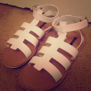 Urban White Sandals