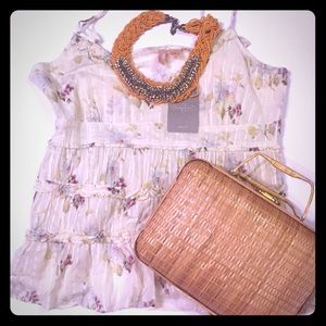 New Anthropologie Floral Tank Top