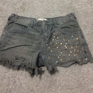 Free people studded shorts