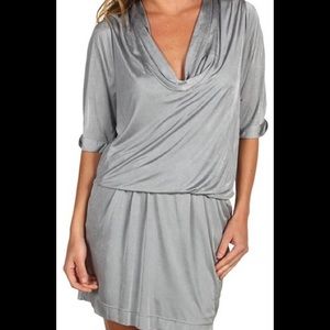 BCBGMaxazria Limestone Grey dress, size XS