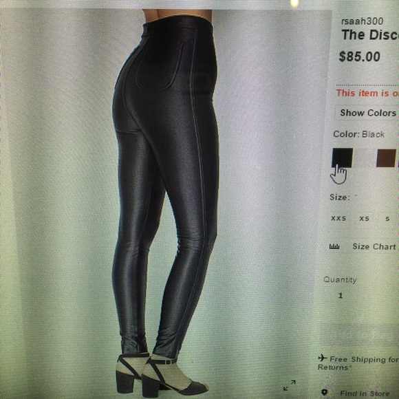 American apparel disco pants