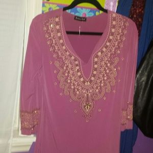 Brittany Black Pink shirt