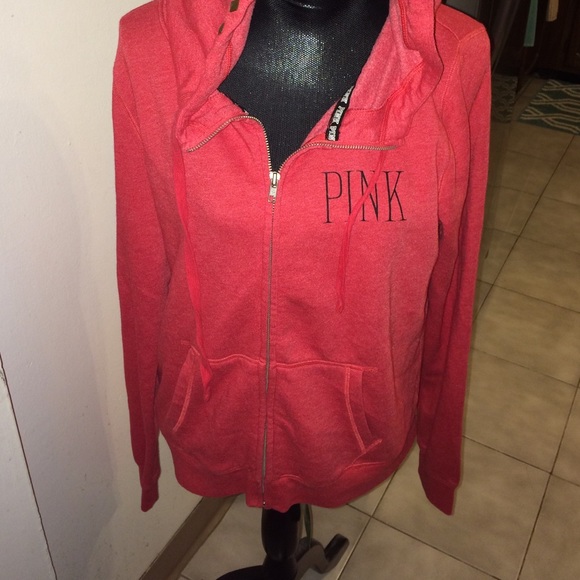 Victoria Secret Studded Hood Zip-up
