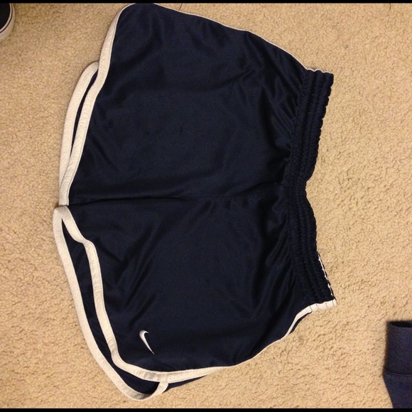 Navy NikeFit shorts