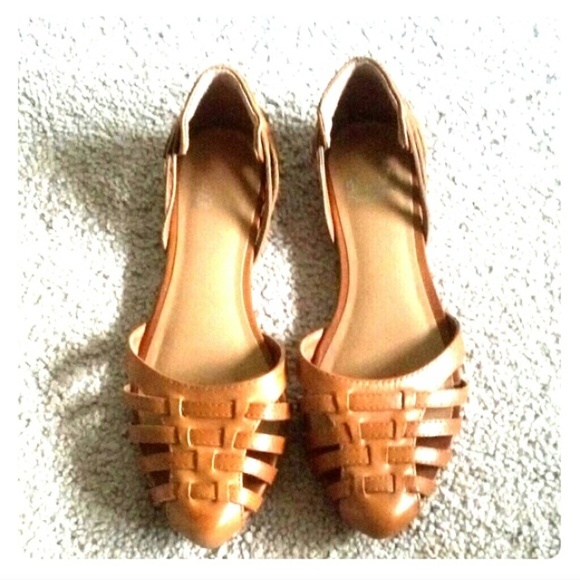 Dolce Vita Camel Brown leather flats