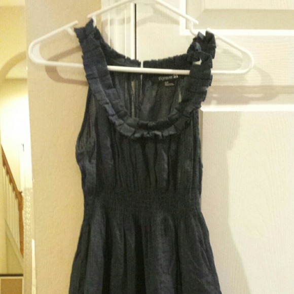 Forever 21 Navy Blue Top