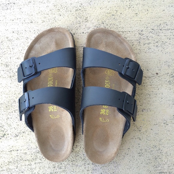 Black Arizona Birkenstocks
