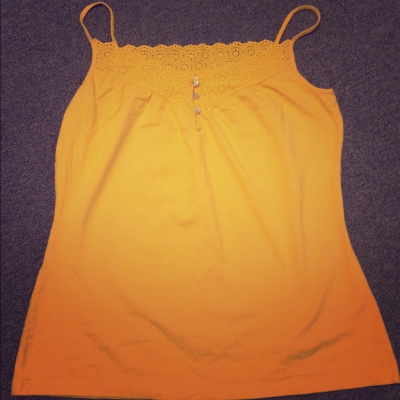 Banana Republic Yellow/mustard tank-Large