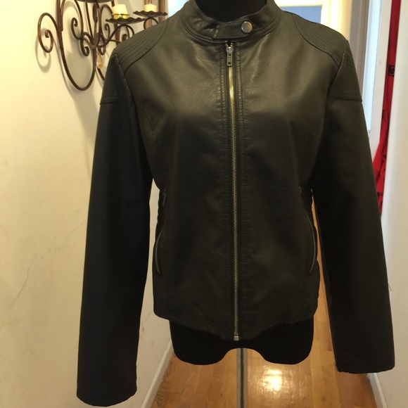BONGO Jackets & Blazers - Brand new black leather jacket