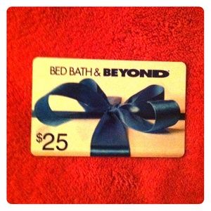 Bed bath and beyond $25 gift card