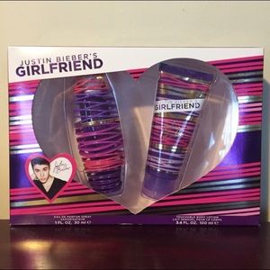 NWT Justin Bieber Girlfriend Perfume&Lotion Set!