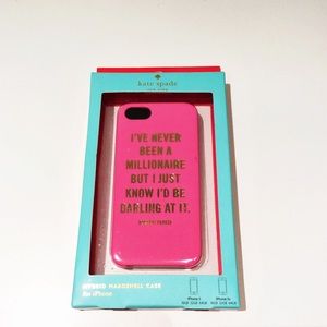 Brand New Kate Spade IPhone 5/5s Pink Case