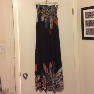 Printed maxi dress