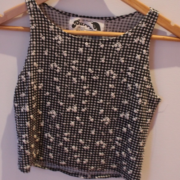 Vintage crop shirt
