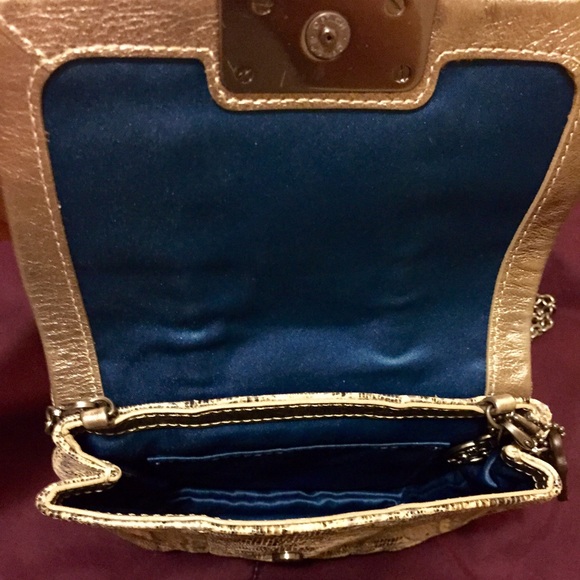 Coach 'Kristin' Embossed Python Crossbody - Picture 2 of 2