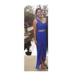 Royal blue formal dress