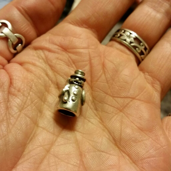 Troll bead snowman