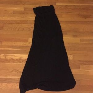 Pac sun black maxi skirt