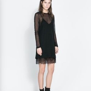 Sheer black Zara Dress