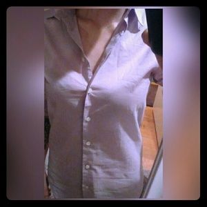 NWT ATM lavender button up