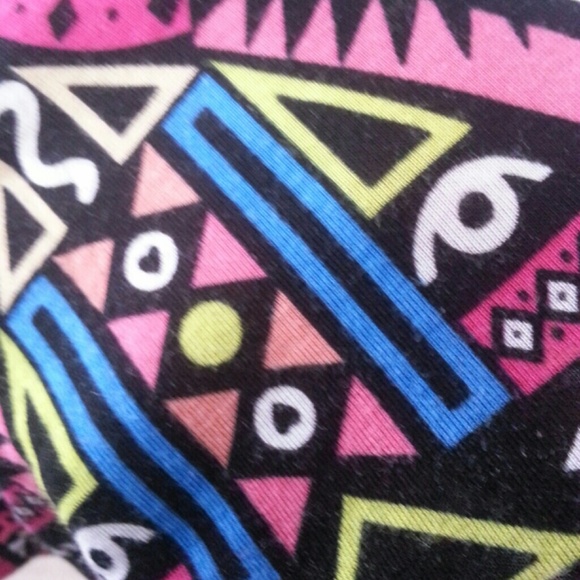 Neon Patterned Tank Top - Picture 3 of 4