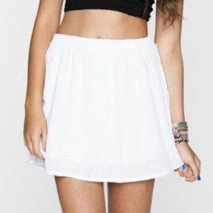 Brandy White Sylvia Skirt