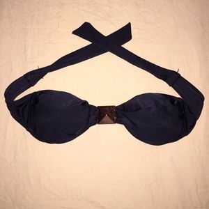 Classic black swim top