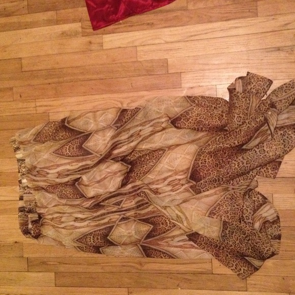 Forever 21+ side slit maxi skirt