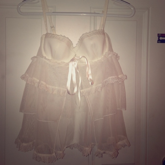 Victoria's Secret I Do collection lingerie top