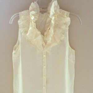 J. Crew ruffled blouse