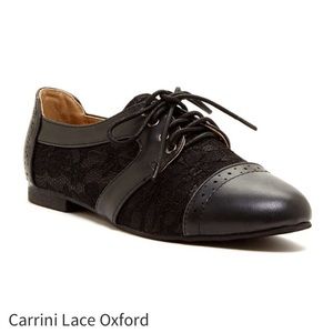 Black Lace Oxfords