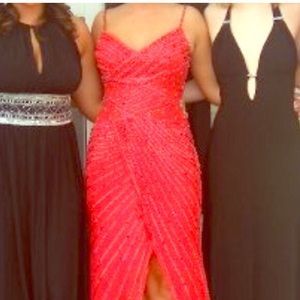 Red Sequin Formal