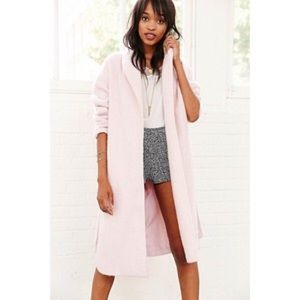 Urban outfitters Pink Long Coat