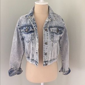 Acid Wash Denim Jacket