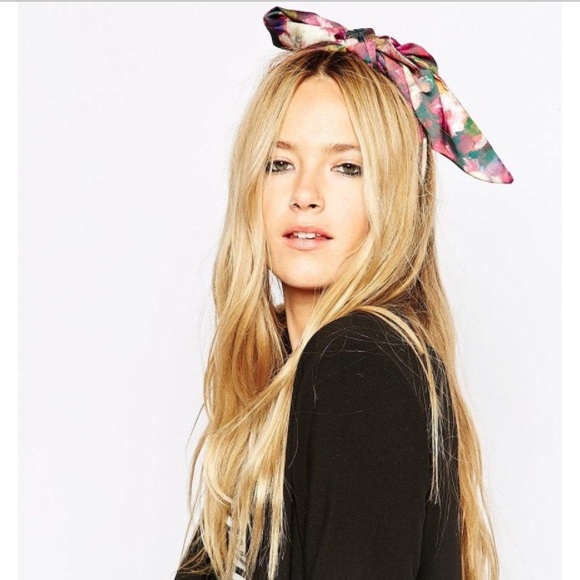 Floral headscarf
