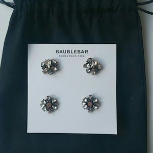 Bauble Bar Foliage Stud Duo NWT
