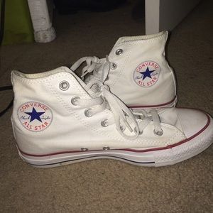 White high top converse