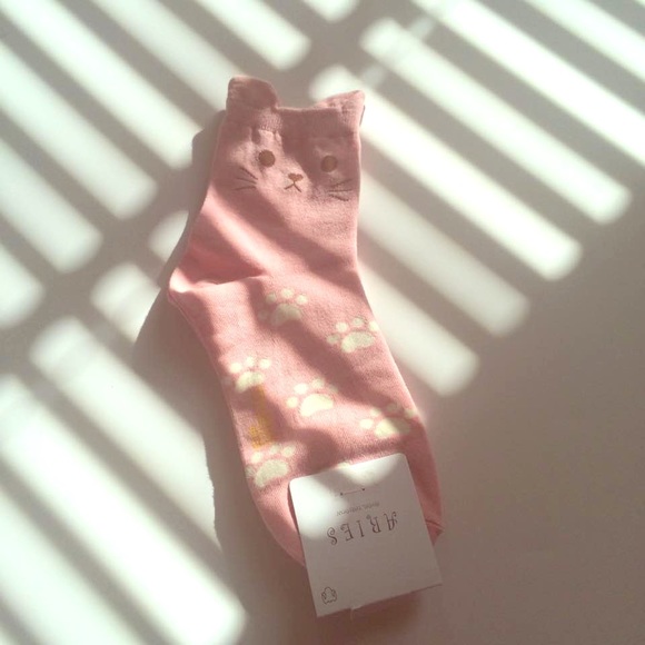 Kitty Ankle Socks