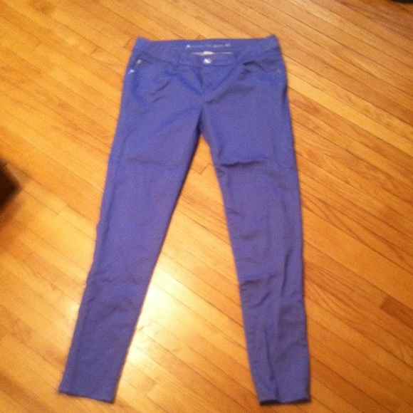 Purplish-Blue skinny jeans