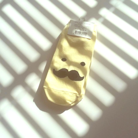 Mustache Socks