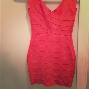 Sexy orange bodycon dress. (New but no tags)