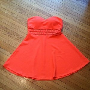 Coral dress