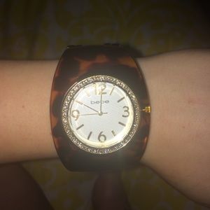 Bebe cheetah print Watch!