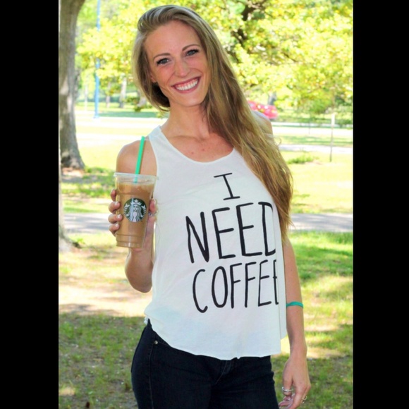 I NEED COFFEE Tank - Picture 2 of 2