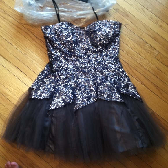 Sequin homecoming dress